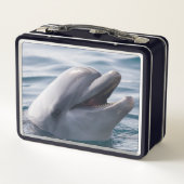 Lunch Box Beau gros plan d'un dauphin (Dos)