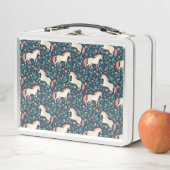 Lunch Box Beau motif magique de licorne (En situation)