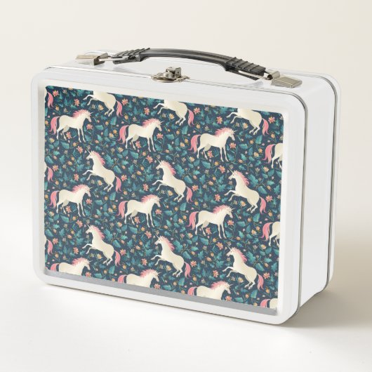 Lunch Box Beau motif magique de licorne (Devant)