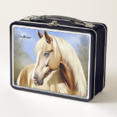 Lunch Box Beau Palomino Horse (Devant)