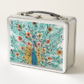 Lunch Box Beau Peacock Nature Art Personnalisé (Devant)