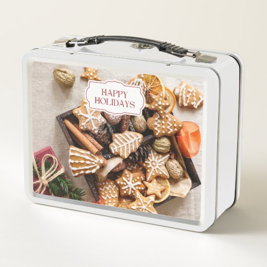 Lunch Box Beaux biscuits de Noël Traitements (Dos)