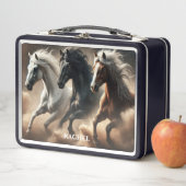 Lunch Box Beaux Chevaux Sauvages (En situation)