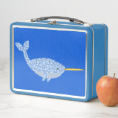 Lunch Box Bébé bleu mignon garçon Narwhal (En situation)