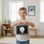 Lunch Box Bébé Céleste Lune Étoiles Bleu Marine Graphisme