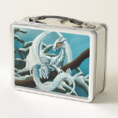 Lunch Box Bébé Dragon d'hiver blanc (Dos)