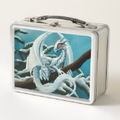 Lunch Box Bébé Dragon d'hiver blanc (Devant)