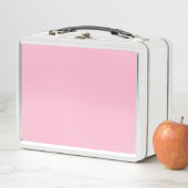 Lunch Box Bébé rose couleur solide (En situation)