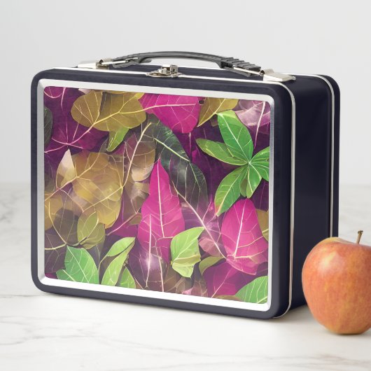 Lunch Box Belle automne Feuilles d'automne Motif (En situation)