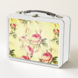 Lunch Box Belle florale Vintage