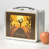 Lunch Box Belle méditation Zen Yoga Coucher de soleil person (En situation)