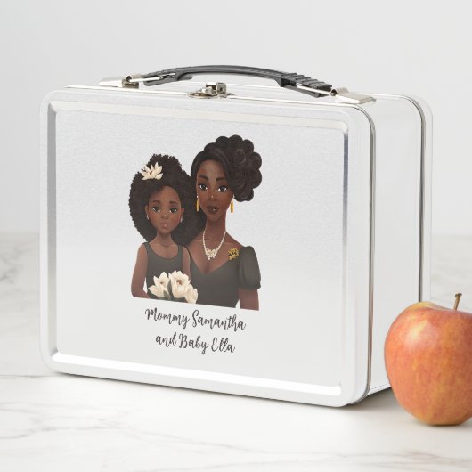 Lunch Box Belle mère et fille noire (23) (En situation)