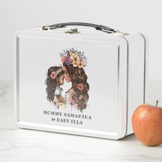 Lunch Box Belle mère et fille noire (4) (En situation)