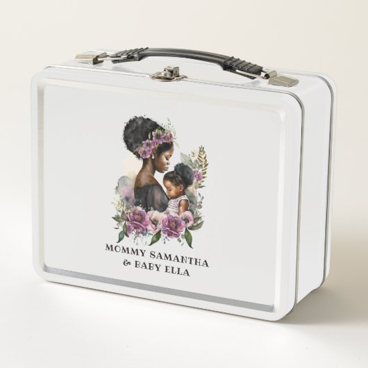 Lunch Box Belle mère et fille noire (6) (Devant)