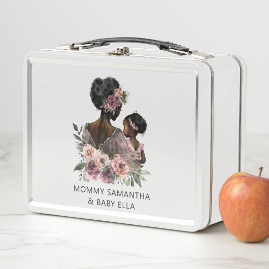 Lunch Box Belle mère et fille noire (8) (En situation)