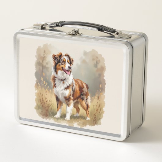Lunch Box Berger Australien Red Merle Aussie (Devant)