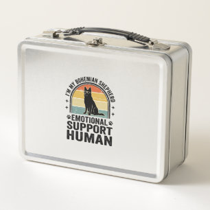 Lunch Box Berger bohémien Soutien émotionnel humain vintage