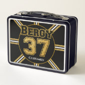 Lunch Box Bergy de hockey de Boston 37 (Dos)