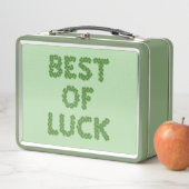 Lunch Box Best of Luck Clovers Greeting (En situation)