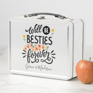 Lunch Box Besties pour la vie BFF Friends Forever Cadeau