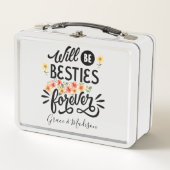 Lunch Box Besties pour la vie BFF Friends Forever Cadeau (Devant)
