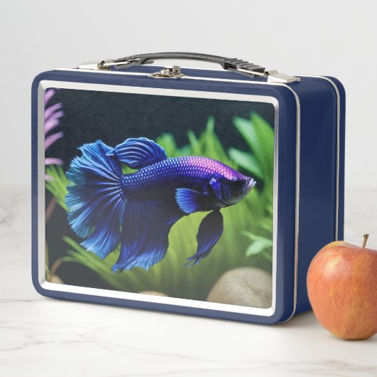 Lunch Box Bêta bleu (En situation)