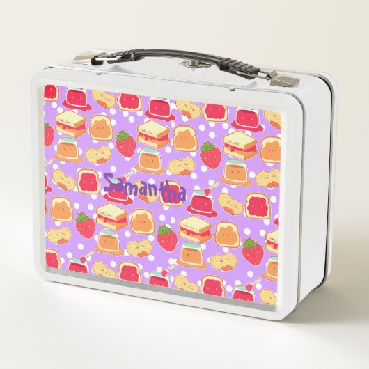 Lunch Box Beurre D'Arachide Et Jelée De Fraise (Dos)