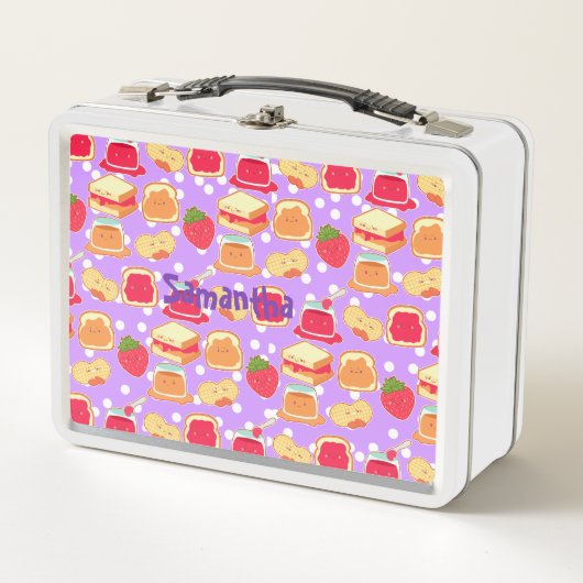 Lunch Box Beurre D'Arachide Et Jelée De Fraise (Devant)