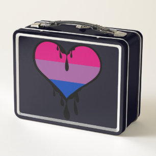 Lunch Box Bi Fierté Coeur Déchirant