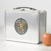 Lunch Box Bibliothèque livresque Chat POD Vector Art - Bibli (En situation)