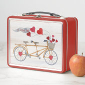 Lunch Box Bicyclette rustique de Valentine construite pour (En situation)