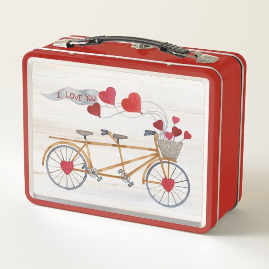 Lunch Box Bicyclette rustique de Valentine construite pour (Dos)