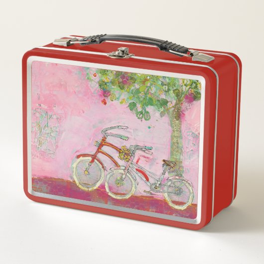 Lunch Box Bicyclettes roses (Devant)