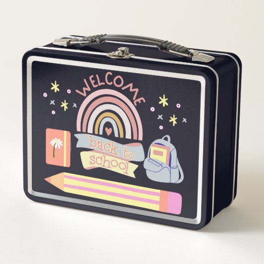 Lunch Box Bienvenue À L'École (Devant)