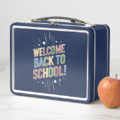 Lunch Box Bienvenue à l'école Professeur Premier Jour d'écol (En situation)