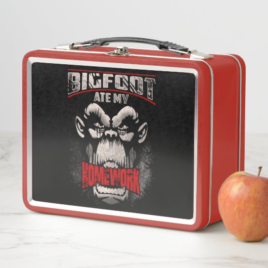 LUNCH BOX BIGFOOT A MANGÉ MON TRAVAIL (En situation)