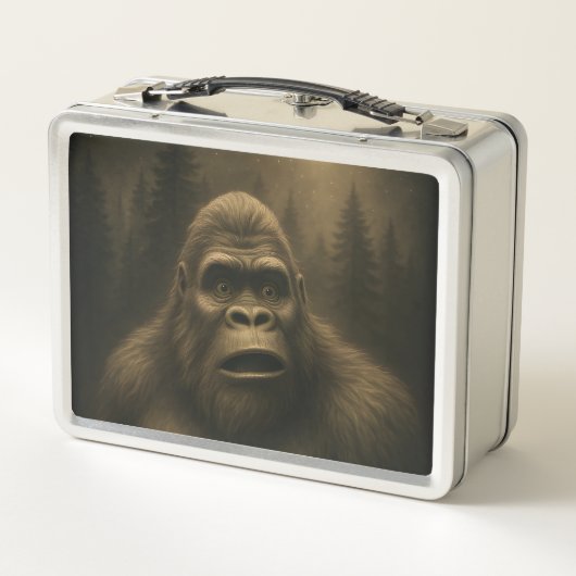 Lunch Box Bigfoot Sasquatch Alien UFO Funny (Dos)