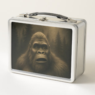 Lunch Box Bigfoot Sasquatch Alien UFO Funny