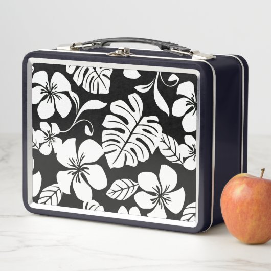 LUNCH BOX BIKINI ROSE (NOIR/BLANC) (En situation)