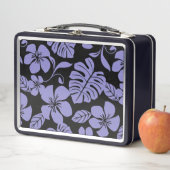 LUNCH BOX BIKINI ROSE (NOIR//LAVENDER) (En situation)