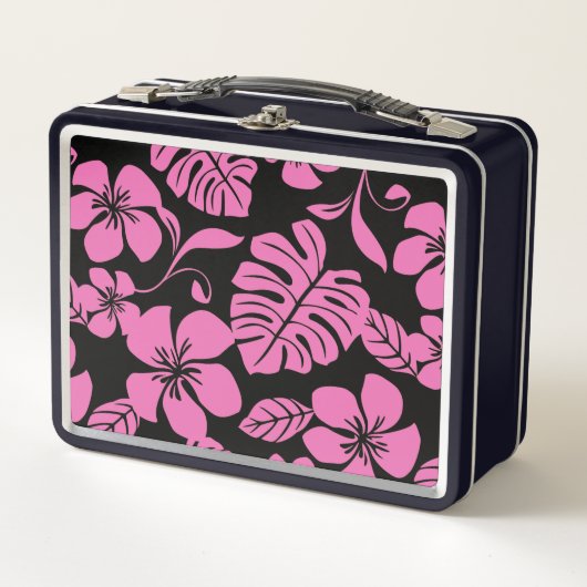 LUNCH BOX BIKINI ROSE (NOIR/ROSE) (Devant)