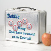 Lunch Box Bingo avec nom et balles de bingo (En situation)