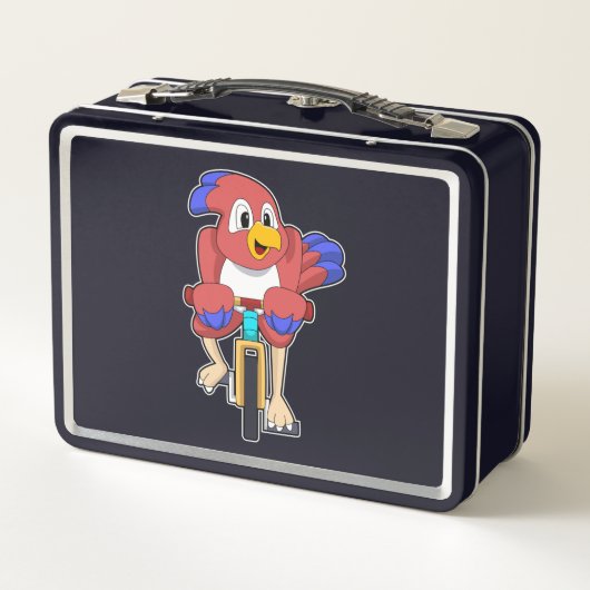 Lunch Box Bird with bicycle (Dos)