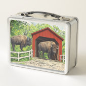 Lunch Box Bison Au Pont Couvert (Dos)