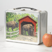 Lunch Box Bison Au Pont Couvert (En situation)