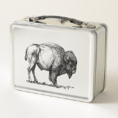 Lunch Box Bison de Buffalo américain (Dos)