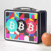 Lunch Box Bitcoin coloré (HD dynamique) (En situation)