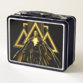 Lunch Box Black Adam Triangular Pillar Graphic (Dos)