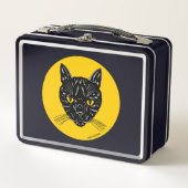 Lunch Box Black Cat Face (Devant)