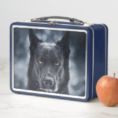 Lunch Box Black German Shepherd (En situation)